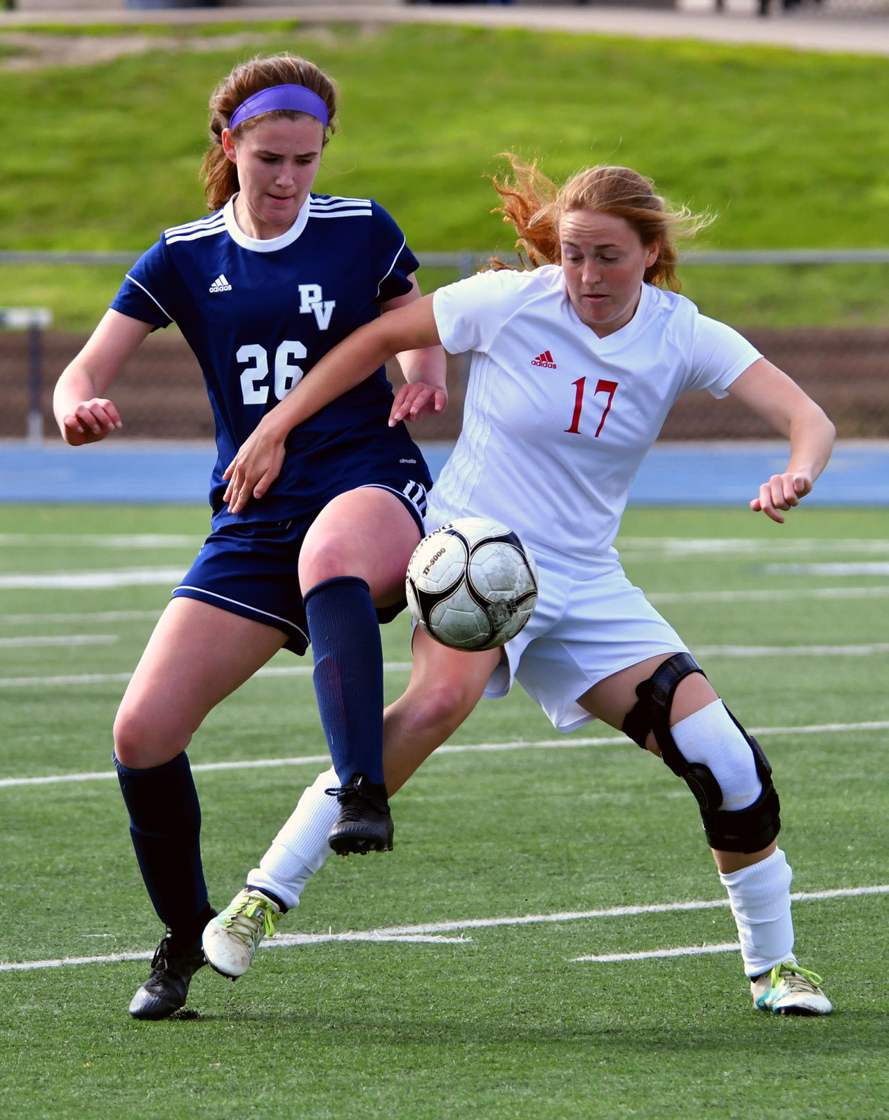North Scott vs Pleasant Valley girls soccer